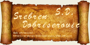 Srebren Dobrišerović vizit kartica